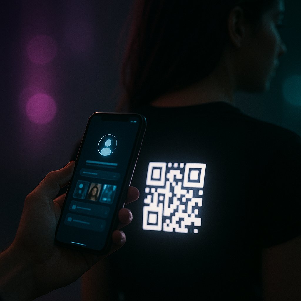 Anyone who scans it lands on your profile — and you earn €2 every time someone subscribes.
