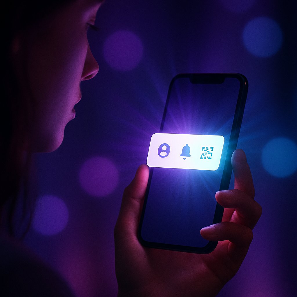 Get notified the instant someone scans you — see exactly who's interested.